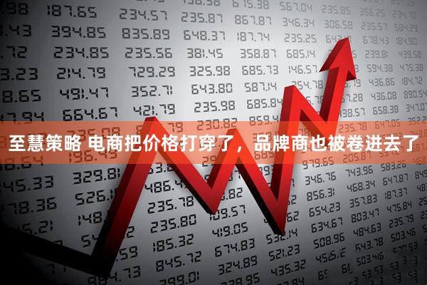 至慧策略 电商把价格打穿了，品牌商也被卷进去了